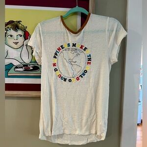 Happiness free people tee S